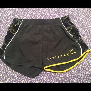 NWOT Nike Livestrong Shorts with Liner