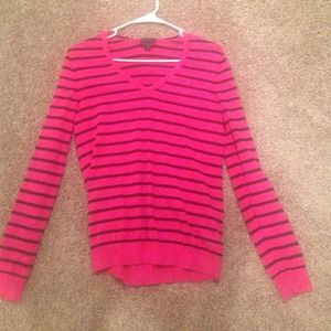 Pink stripped sweater