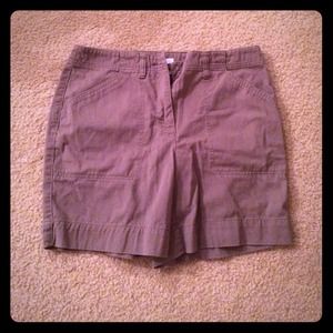 Size 10 Charter Club Army-Green Shorts