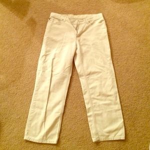 Size 10 Ralph Lauren Women's White Pants