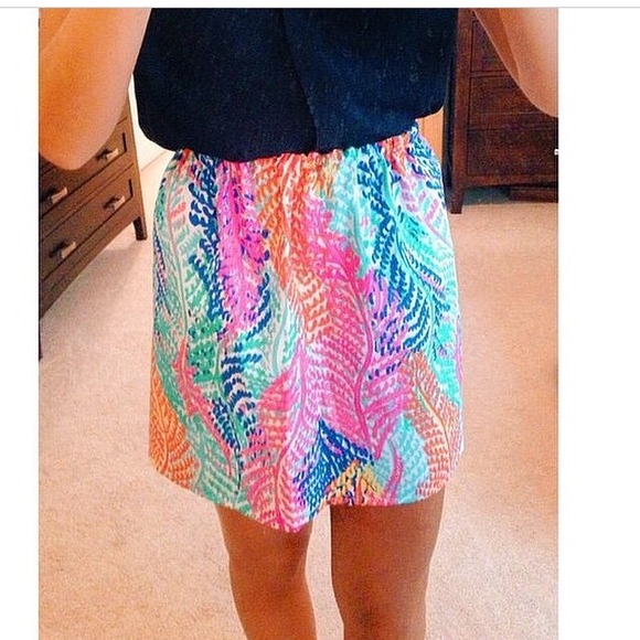 SOLD Lilly Pulitzer Skirt Electric Feel