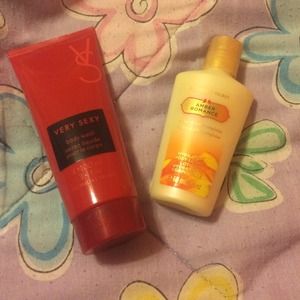 VS Very Sexy Body Wash & Amber Romance Lotion