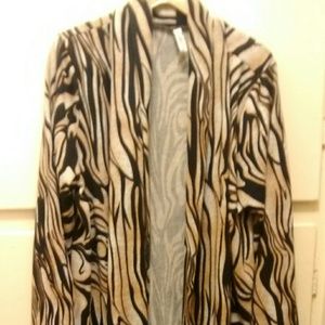 Animal print Cardigan / Blazer - New