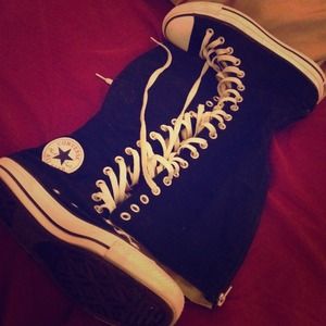 Knee high converse
