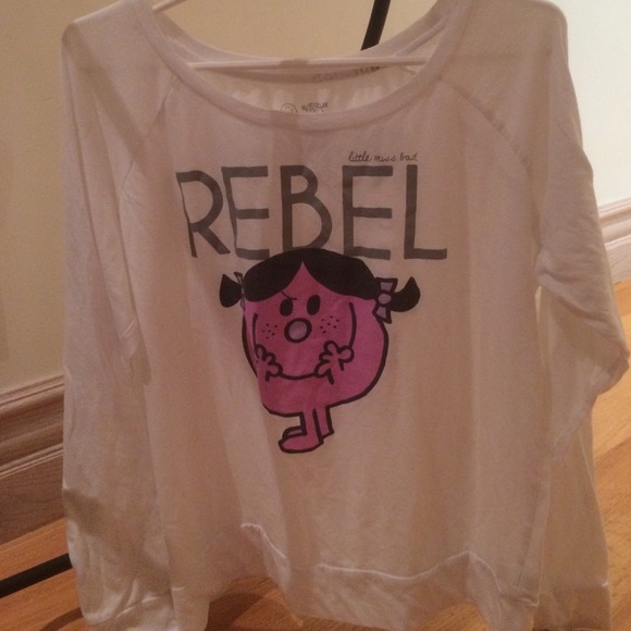 Little Miss Rebel Long Sleeve Top