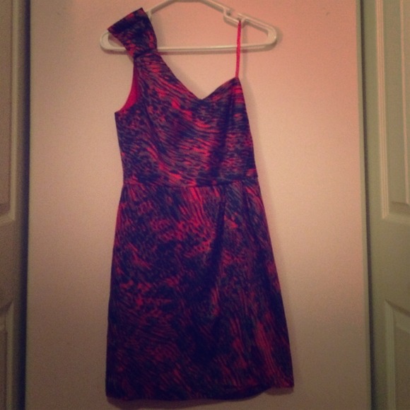 BCBG One Shoulder Dress