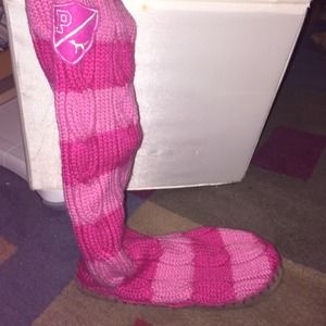 Pink sweater boots & shorts bundle!