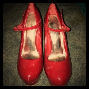 Red pumps!