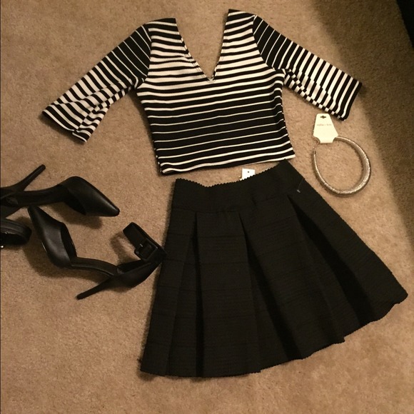 Black Skater Skirt