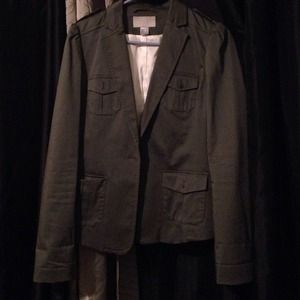 Army green blazer