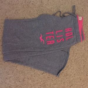 Hollister gray sweat pants size medium.