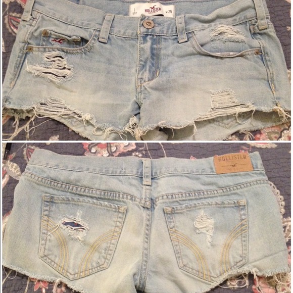 hollister shorts size 1=25