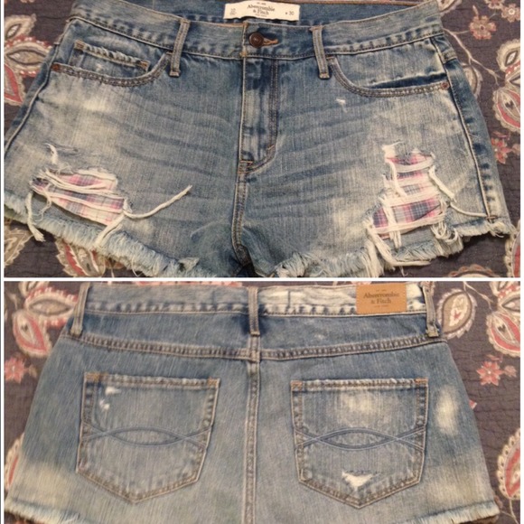 high abercrombie shorts size 10=30