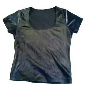 Victoria's Secret glossy stretch top