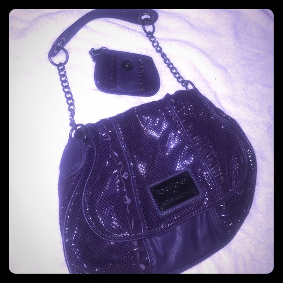 bebe Handbags - Dark purple Bebe bag and purse