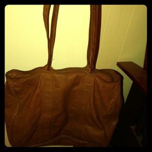 Vintage leather L.L bean purse