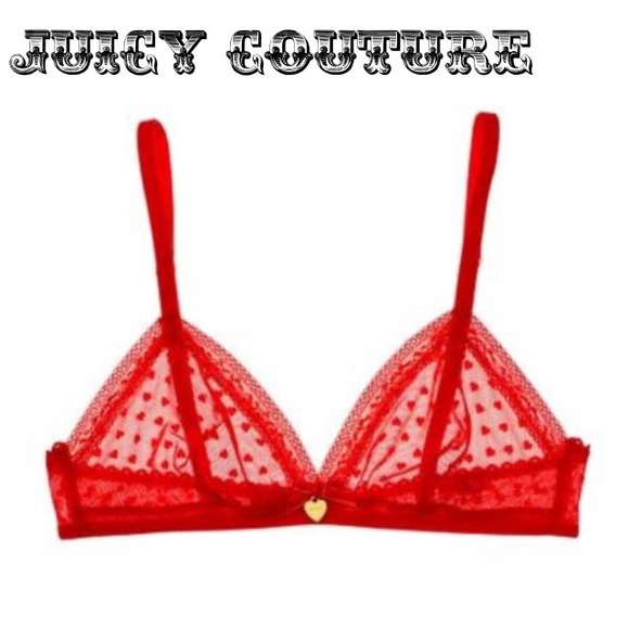 NWT Red Juicy Couture Bralette