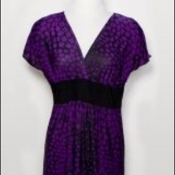 Purple Polka Dot Top