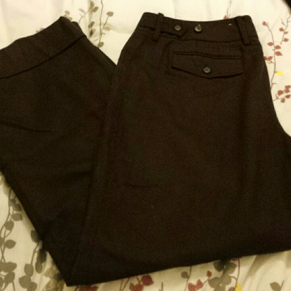 Wool brown pants