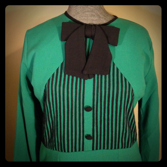 Kelly green dress (ModCloth)
