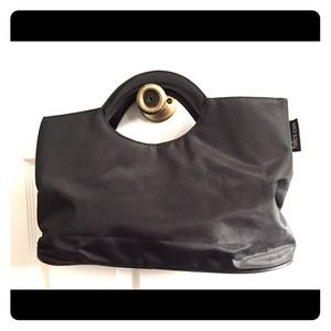 Black tote bag