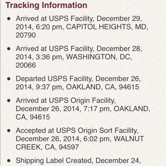 Bra hasn't been delivered yet... I'm in Ohio.