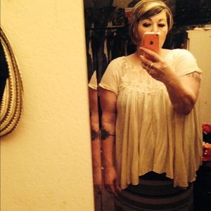 Free People blouse (never worn) size large