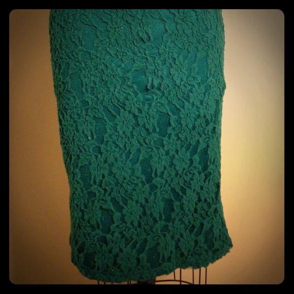 Green Pencil Skirt