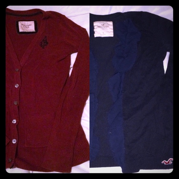Abercrombie & Fitch/Hollister cardigan bundle