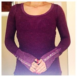 Free People Studded Cuff Thermal