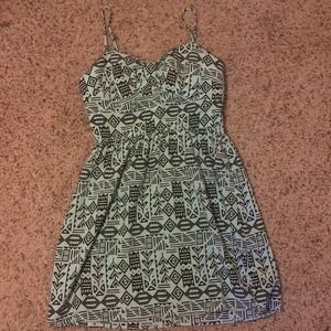 dress, polka dot shirt, and crop top