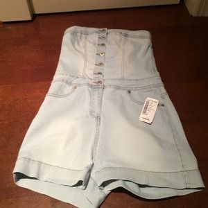 denim romper never worn
