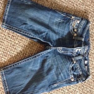 Cute Miss Me above the knee shorts