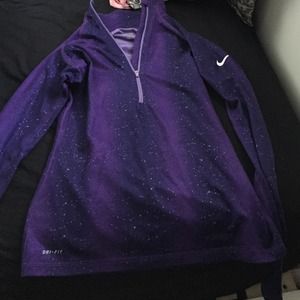 Nike dry fit half zip up