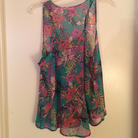 Chiffon Racerback Tank - Picture 3 of 3