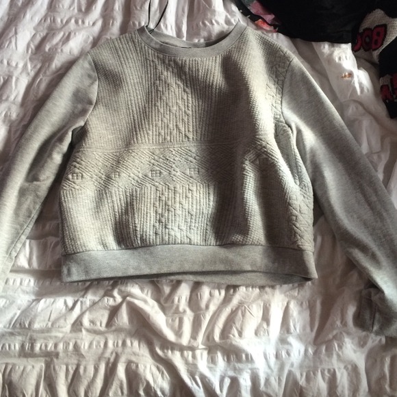 Grey crew neck  sweater - Picture 1 of 2