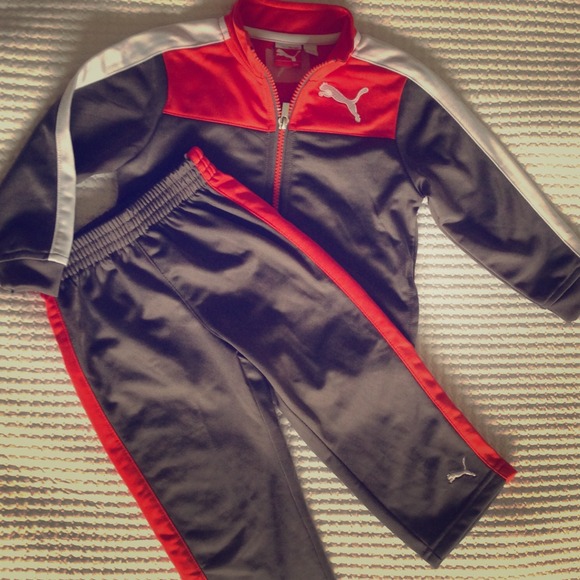 Toddler Puma Logo Track Suit Set
