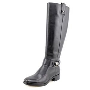 Michael kors black leather boots