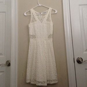 Charlotte Russe white/cream dress