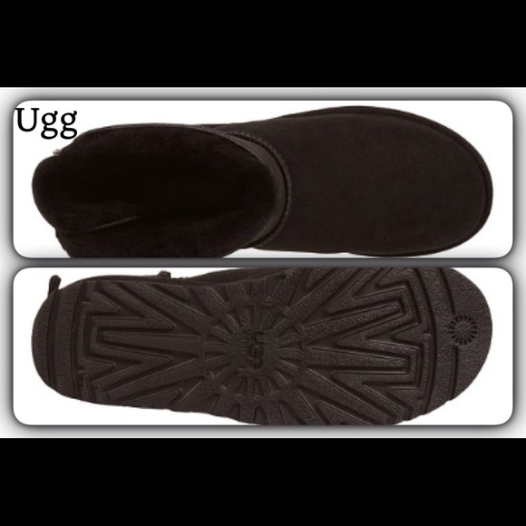 Authentic black mini bailey boots with bow - Picture 4 of 4