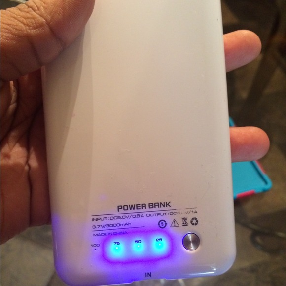 Htc one m7 power pack charger case