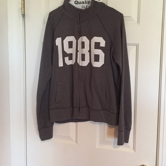 Full zip gray sweater PINK by VS