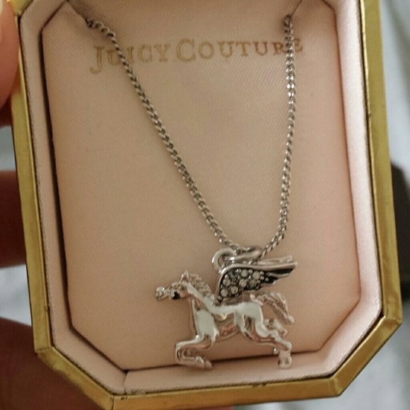 Juicy couture pegasus necklace