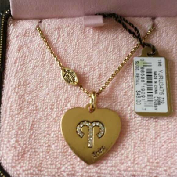 Juicy Couture aries necklace