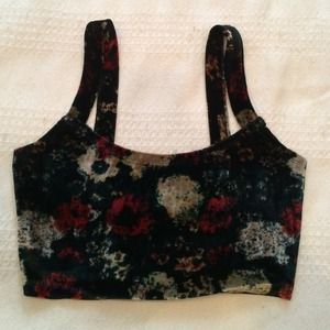 Ecote velvet crop tank