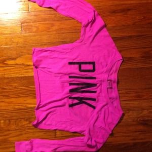 Victoria secret long sleeve crop top
