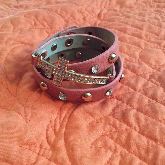 Rose color wrap around bracelet - Picture 2 of 2