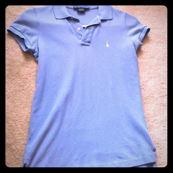 Ralph Lauren polo, blue with yellow pony
