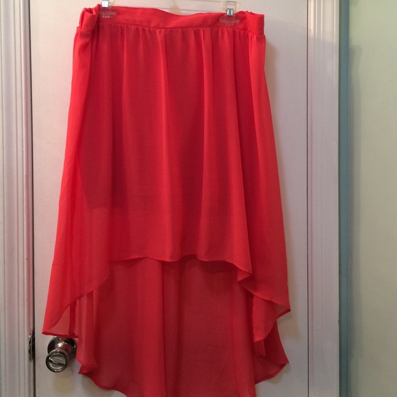 Chiffon High- Low Skirt
