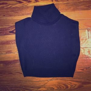 Never worn cropped black turtleneck
